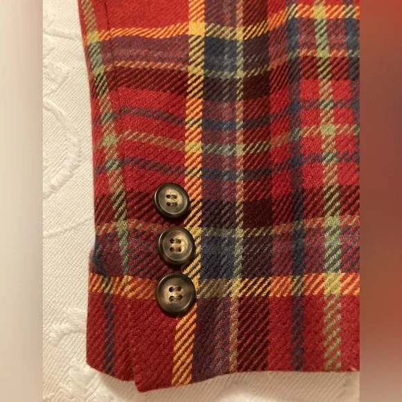 Vintage GAP Plaid Blazer - Picture 4 of 8